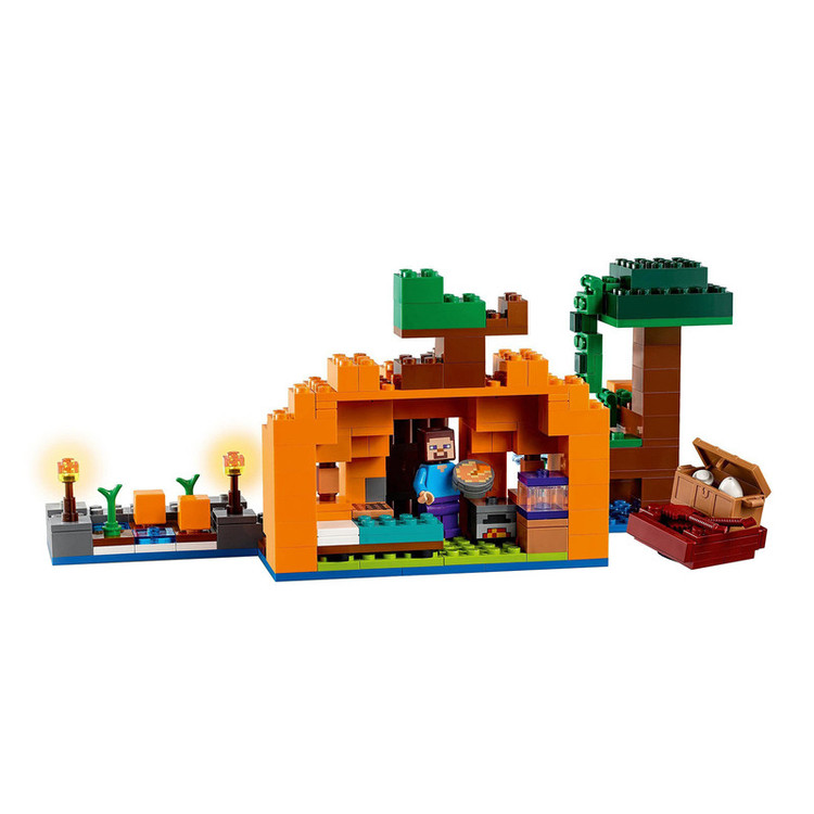 ساختنی مدل مزرعه کدو Pumpkin Farm سری ماینکرافت Minecraftn کد 31248