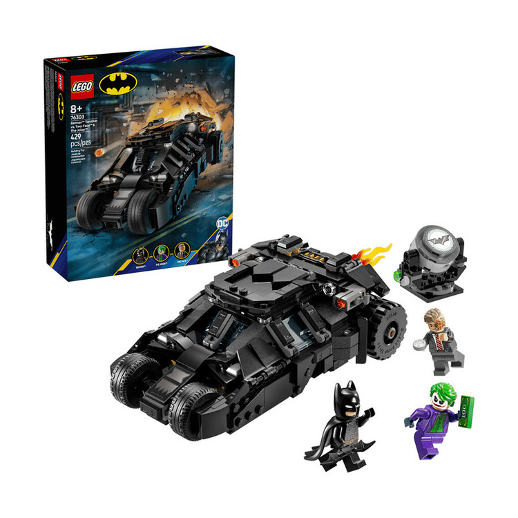 لگو 429 تکه سری DC مدل Batman Tumbler vs Two-Face and The Joker کد 76303