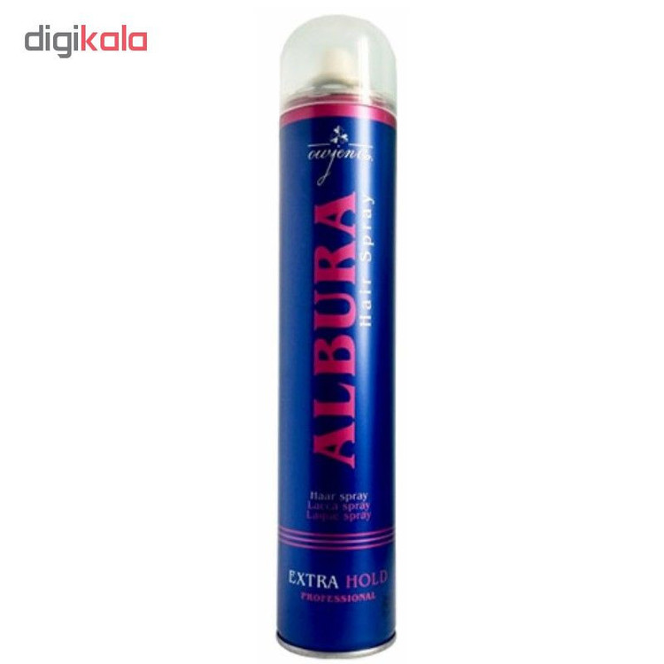 اسپری حالت دهنده مو آلبورا مدل Extra Hold حجم 500 میلی لیتر