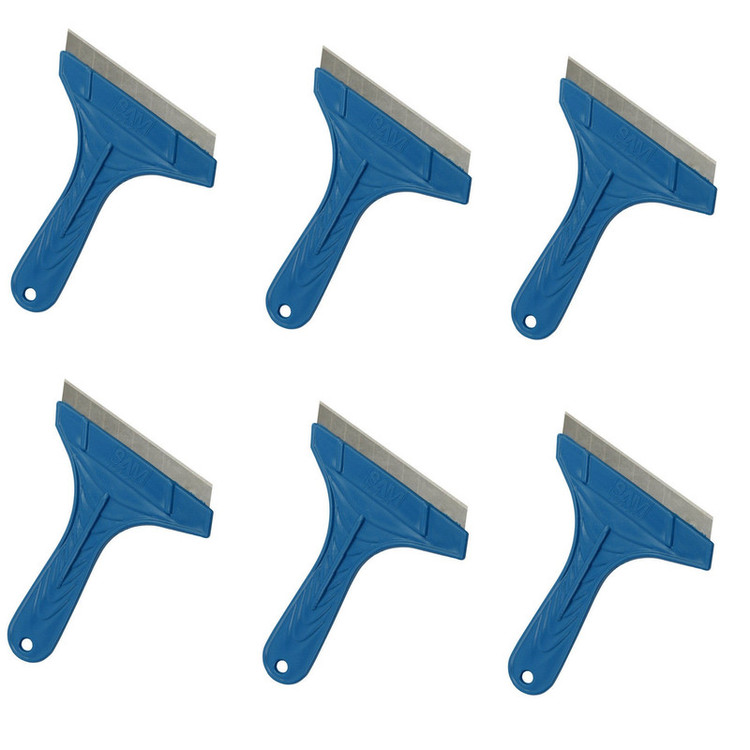 کاتر شیشه پاک کن سام مدل MTSN-Cutter-6 بسته 6 عددی