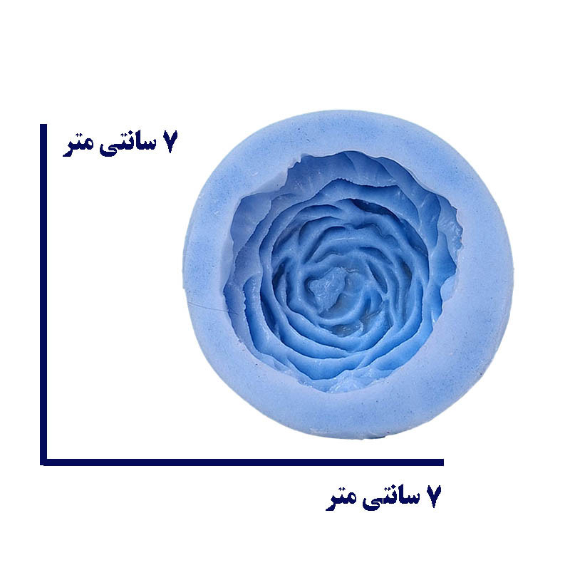 قالب شمع مدل گل کاملیا
