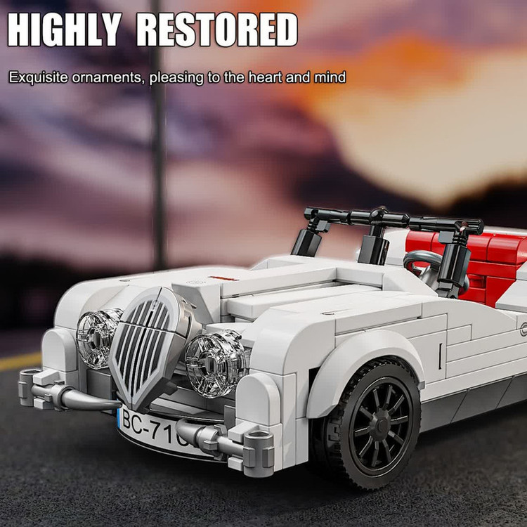 ساختنی 317 تکه ناب سل مدل کادیلاک الدورادو اسپرت BUILDING BLOCKS SPORTCAR WHI 317 PCS