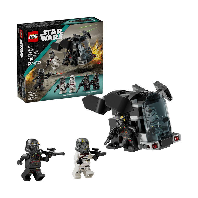 لگو 119 تکه سری Star Wars مدل Death Trooper and Night Trooper Battle Pack کد 75412