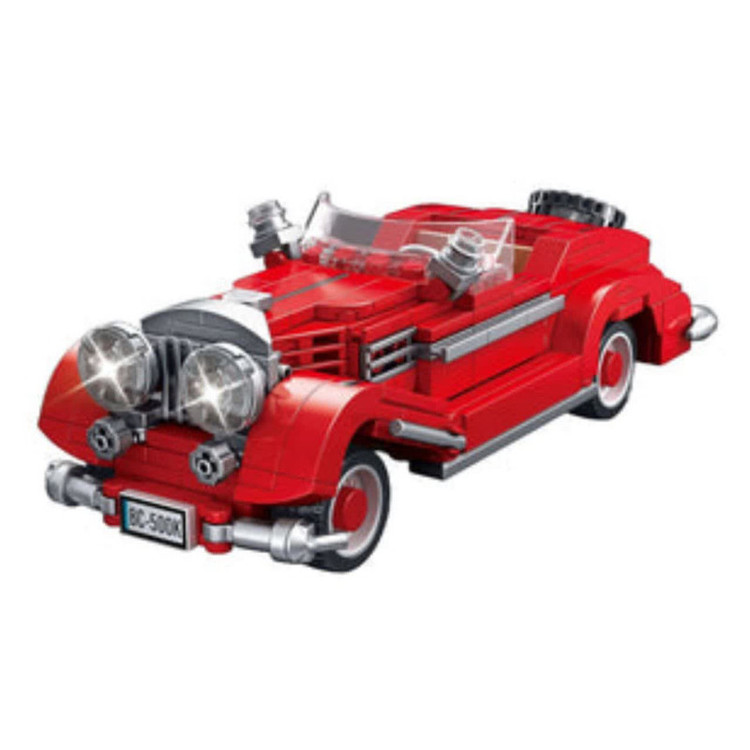 ساختنی 334 تکه ناب سل مدل شورلت بل ایرکلاسیک اسپرت CHEVEROlET BEL AIR BUILDING BLOCKS SPORT CAR BLK 334 PCS T1099