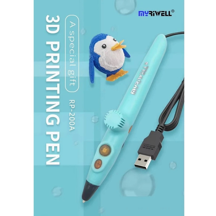قلم طراحی سه بعدی مای ریول مدل RP-200A به همراه فیلامنت PLA