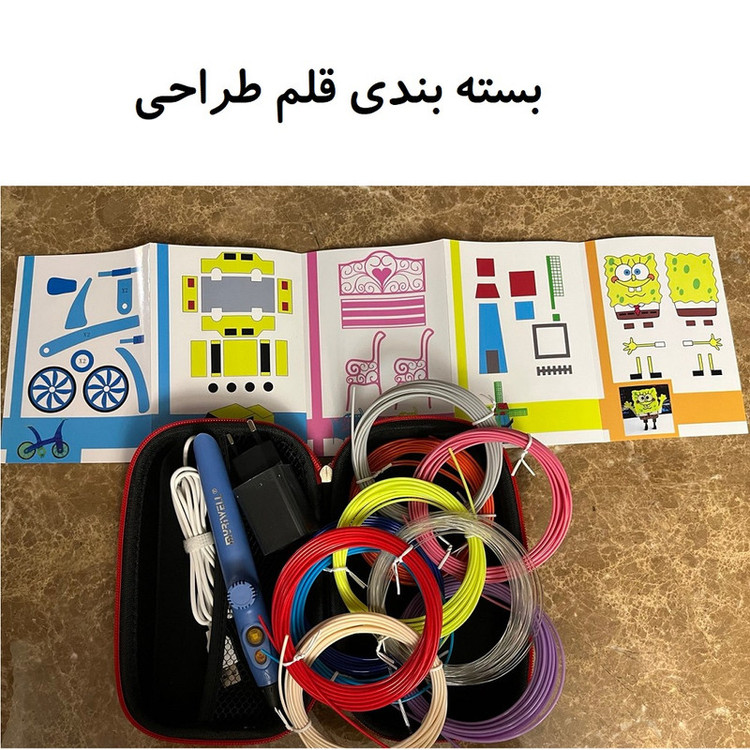 قلم طراحی سه بعدی مای ریول مدل RP-200A به همراه فیلامنت PLA