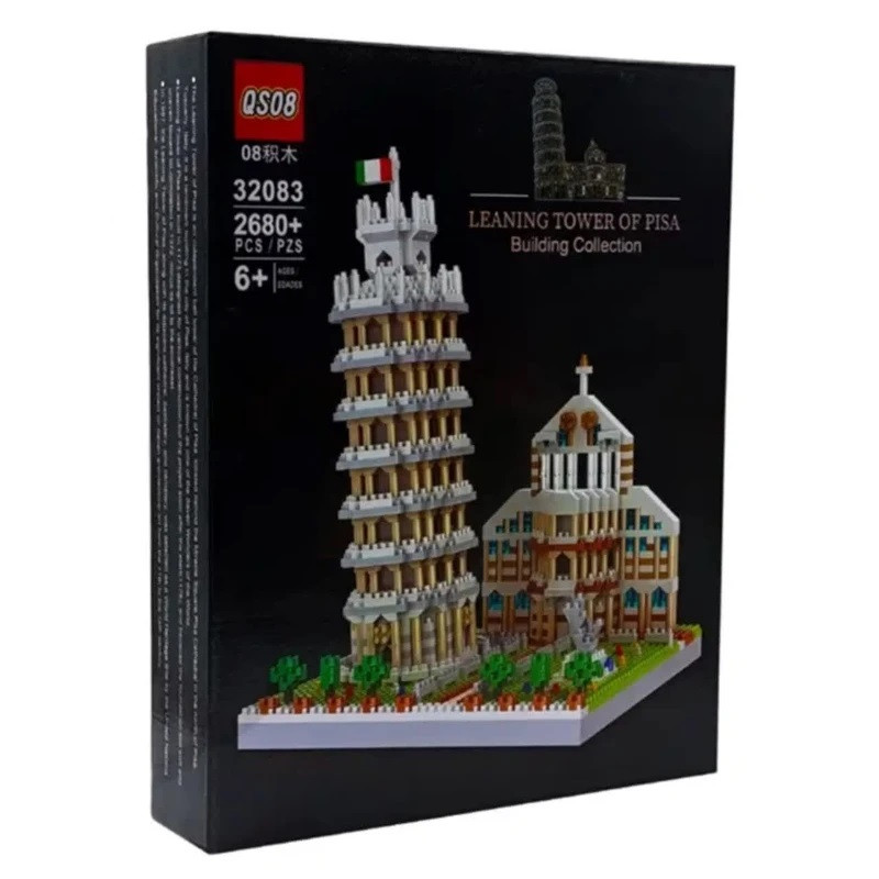 ساختنی کیو اس صفر هشت مدل Building Collection طرح برج پیزا کد 32083