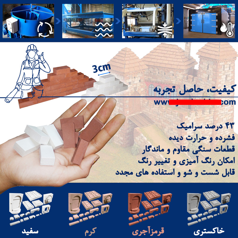 ساختنی مدل بلوک سنگی خانه سازی جمله چین 48p-A