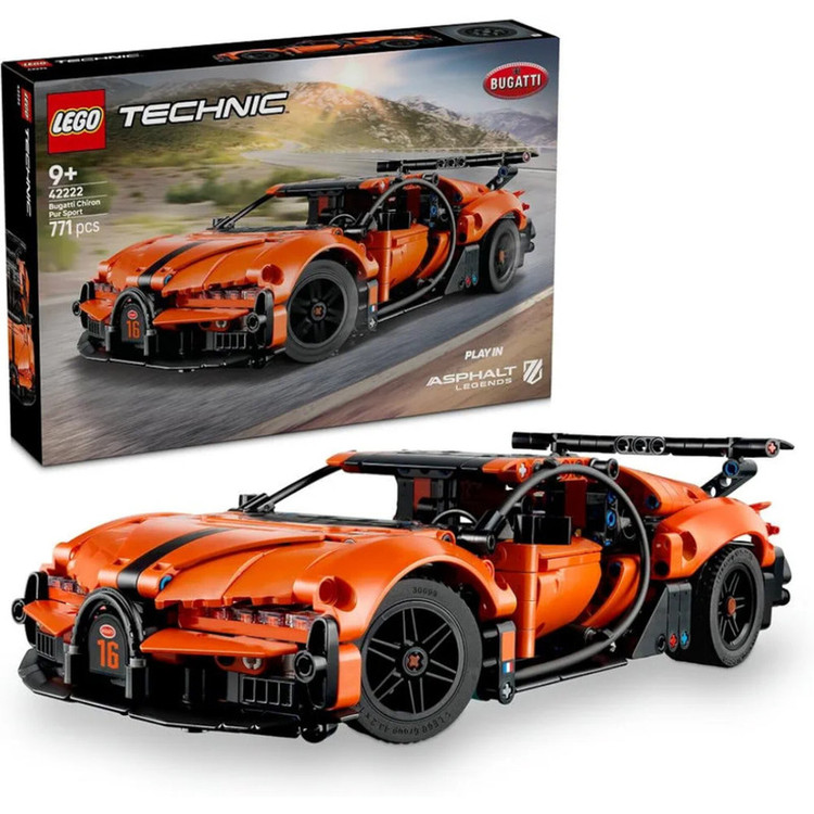 لگو ۷۷۱ تکه سری تکنیک Bugatti Chiron Pur Sport کد 42222