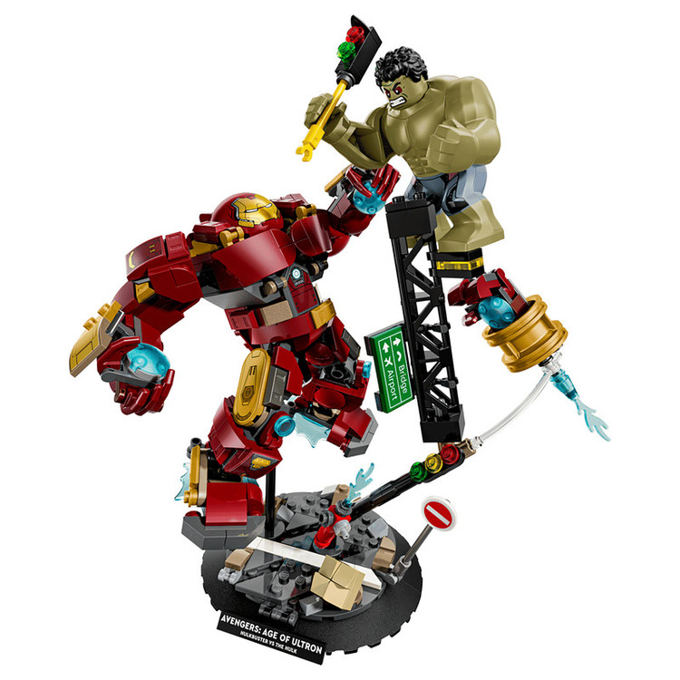 لگو 413 تکه سری Marvel مدل Epic Battle: Hulkbuster vs. The Hulk کد 76343