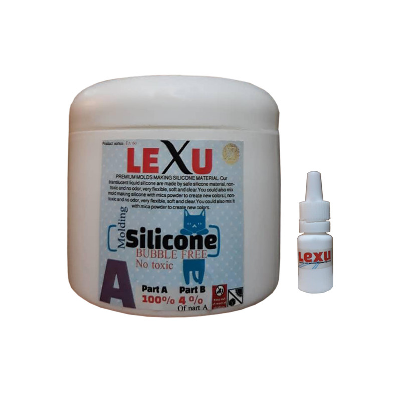سیلیکون قالبگیری لکسوو مدل mold حجم ٦٠ میلی لیتر به همراه هاردنر