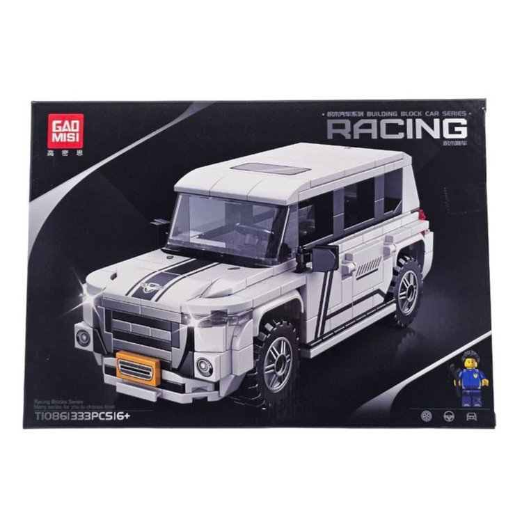 ساختنی 333 تکه ناب سل مدل لندروور کلاسیک اسپرت کد LANDROVER BUILDING BLOCKS SPORT CAR 333 PCS T1086