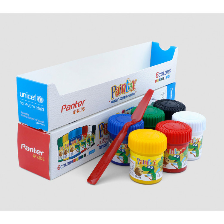 گواش پنتر یونیسف مدل Paintex بسته 6 عددی