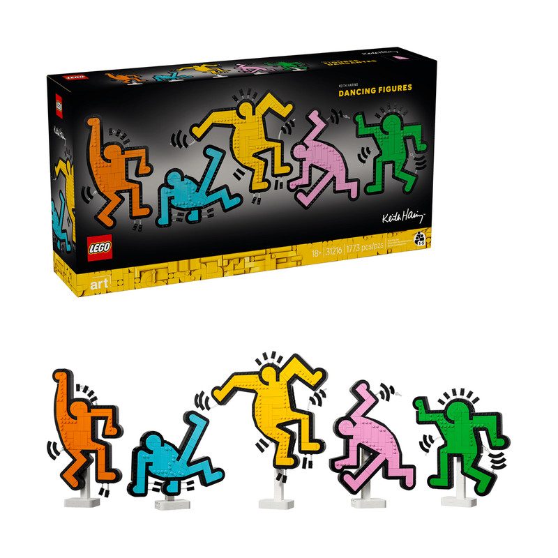 لگو 1773 تکه سری Art مدل Keith Haring Dancing Figures کد 31216