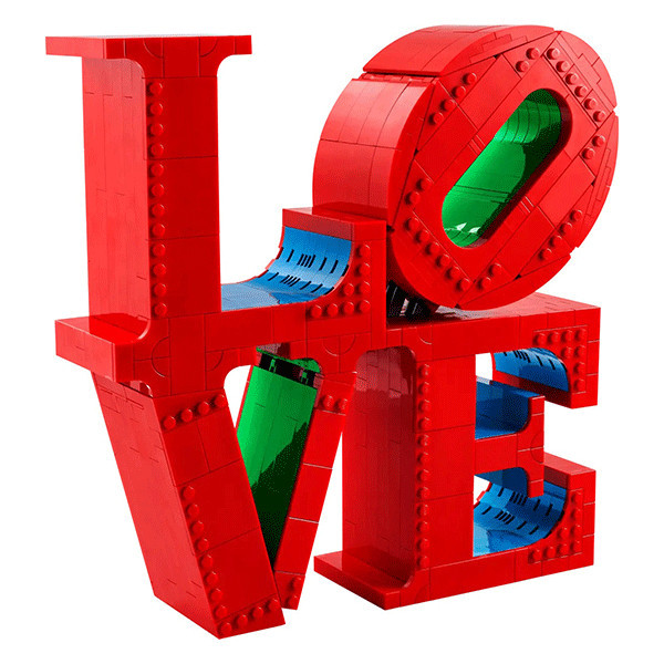 لگو 791 تکه سری آرت مدل LOVE کد 31214