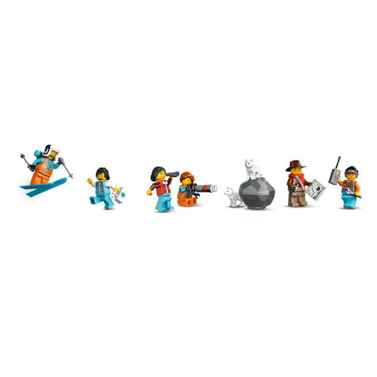 لگو ۱۵۱۷ تکه سری سیتی مدل Explorers’ Arctic Polar Express Train کد 60470