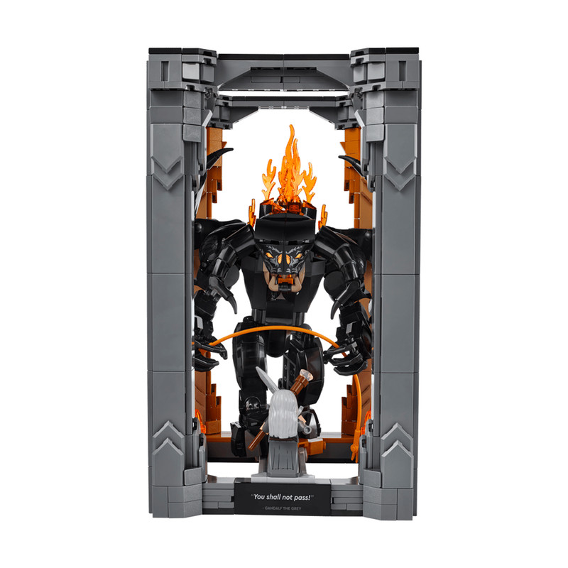 لگو 1201 تکه سری Icons مدل The Lord of the Rings Balrog Book Nook کد 10367