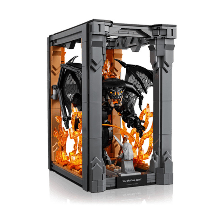 لگو 1201 تکه سری Icons مدل The Lord of the Rings Balrog Book Nook کد 10367