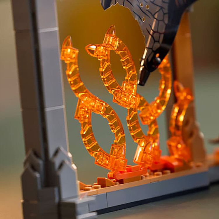 لگو 1201 تکه سری Icons مدل The Lord of the Rings Balrog Book Nook کد 10367