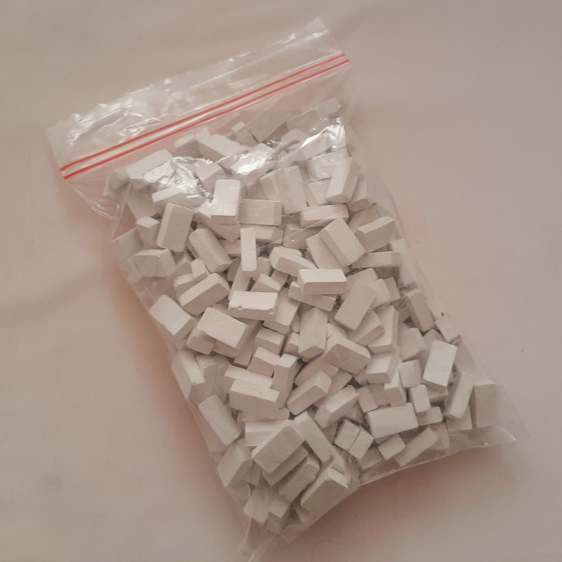 ساختنی مدل آجر مینیاتوری کد p/1050 بسته 1050 عددی