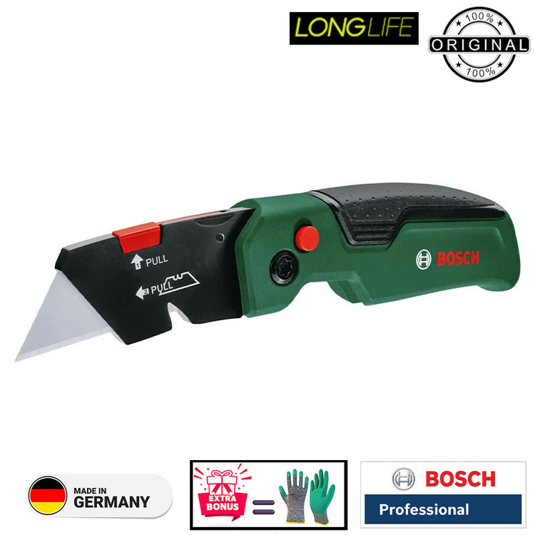 کاتر تاشوی بوش مدل فوق حرفه ای Extra Folding Knife Professional