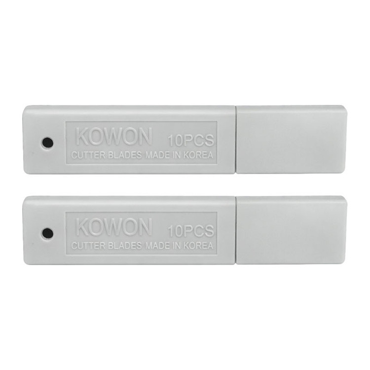 تیغ کاتر چاقویی کوان مدل KWB-04 بسته 20 عددی