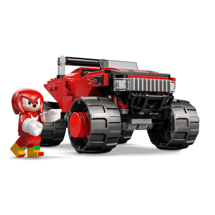 لگو 378 تکه سری LEGO Sonic the Hedgehog مدل Silver's Car vs. Knuckles' Monster Truck کد 77118