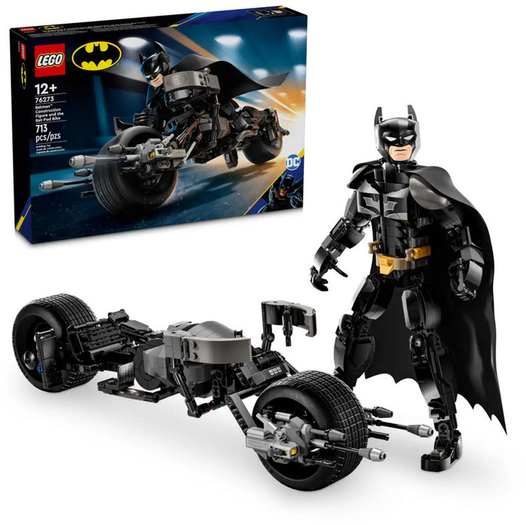 لگو سری دیسی بتمن مدل Batman Build Figure and Bat-Pod Motorcycle کد 76273