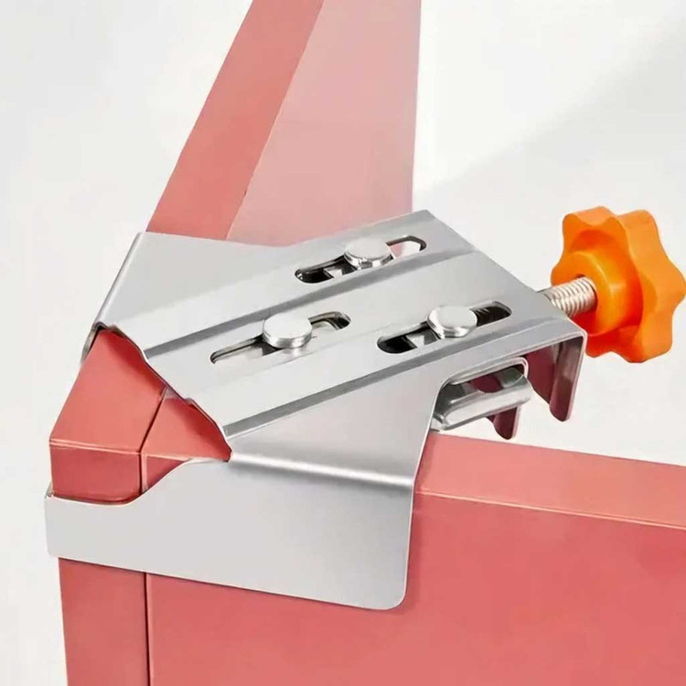 گیره گونیا کنج فلزی مدل jt-4 مجموعه ۴ عددی