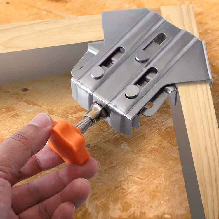 گیره گونیا کنج فلزی مدل jt-4 مجموعه ۴ عددی