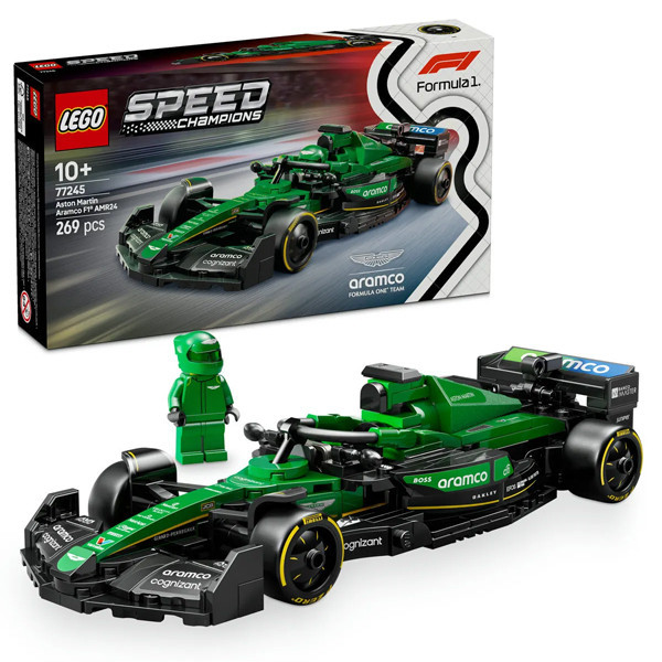 لگو 269 تکه سری اسپید مدل Aston Martin Aramco F1® AMR24 Race Car کد 77245