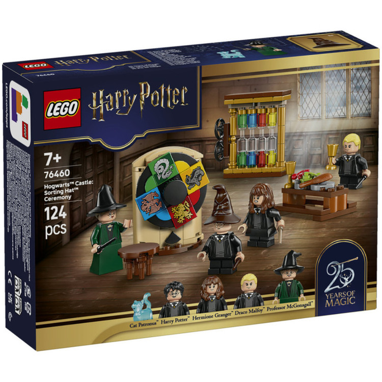 لگو ۱۲۴ تکه سری هریپاتر مدل Hogwarts Castle: Sorting Hat Ceremony کد 76460