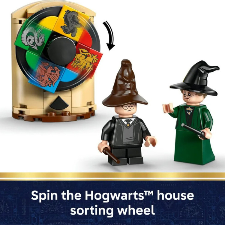 لگو ۱۲۴ تکه سری هریپاتر مدل Hogwarts Castle: Sorting Hat Ceremony کد 76460