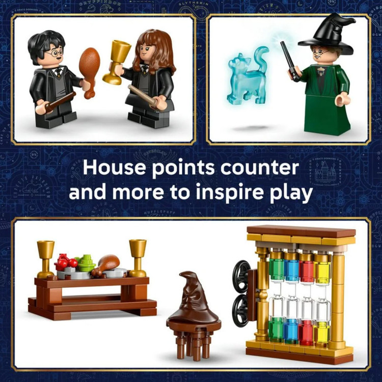 لگو ۱۲۴ تکه سری هریپاتر مدل Hogwarts Castle: Sorting Hat Ceremony کد 76460