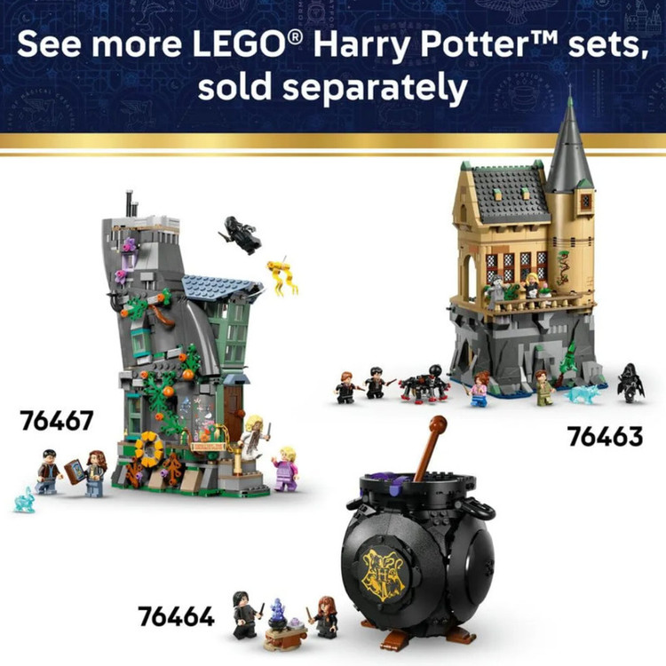 لگو ۱۲۴ تکه سری هریپاتر مدل Hogwarts Castle: Sorting Hat Ceremony کد 76460