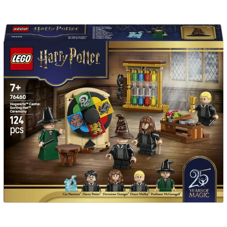 لگو ۱۲۴ تکه سری هریپاتر مدل Hogwarts Castle: Sorting Hat Ceremony کد 76460