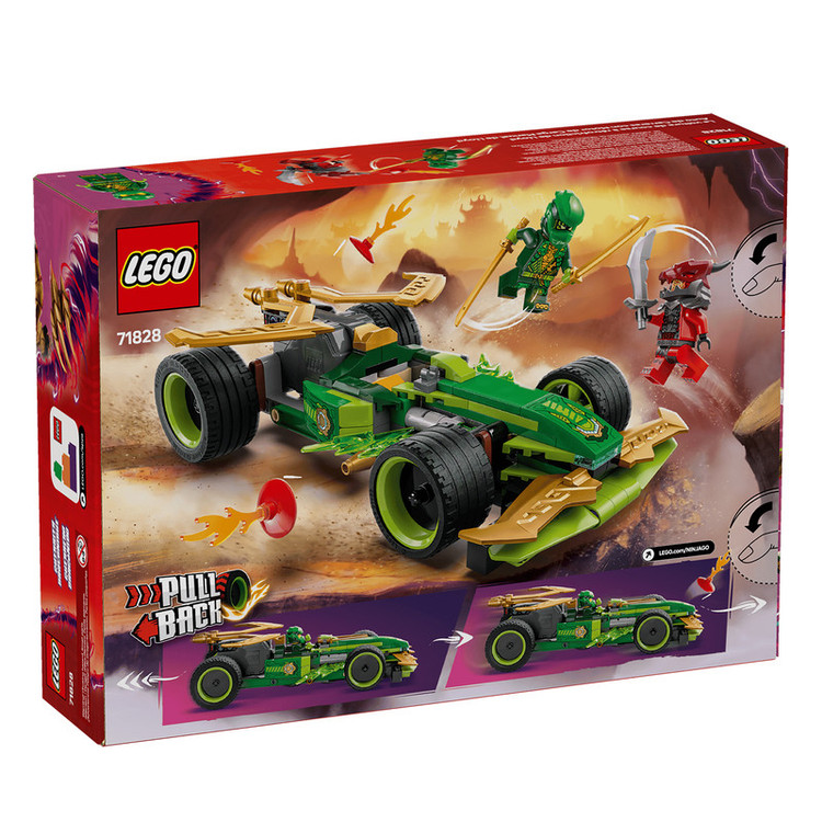 لگو 181 تکه سری نینجاگو مدل Lloyd’s Pull-Back Race Car کد 71828