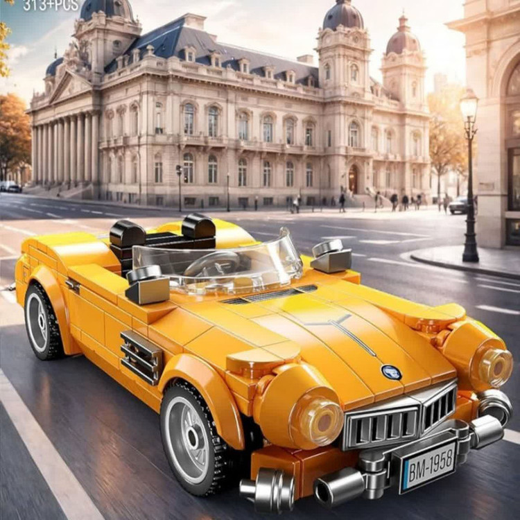 ساختنی 328 تکه ناب سل مدل فورد شلبی کلاسیک اسپرت کد FORD BUILDING BLOCKS SPORT CAR 328 PCS T1097