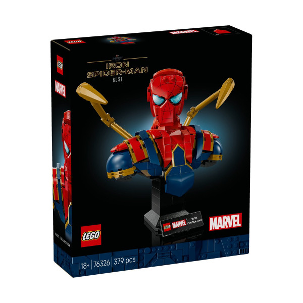 لگو 379 تکه سری مارول مدل Marvel Iron Spider-Man Bust کد 76326