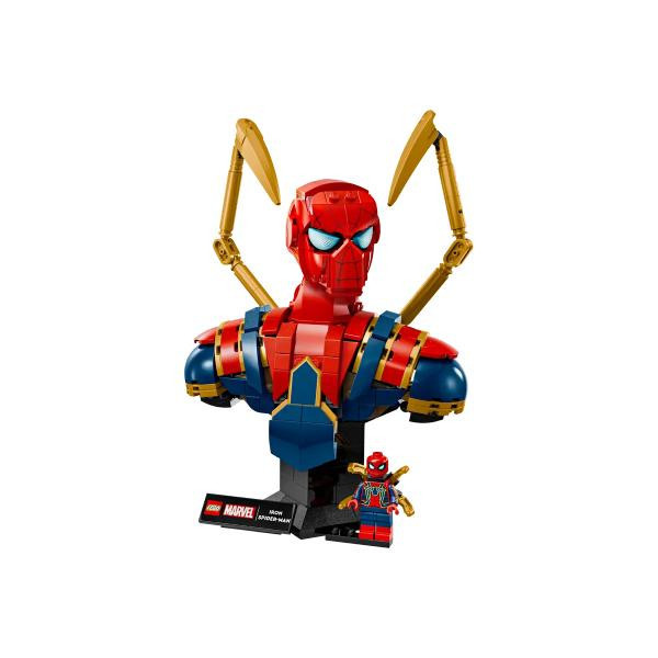 لگو 379 تکه سری مارول مدل Marvel Iron Spider-Man Bust کد 76326