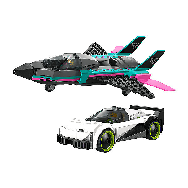 لگو 259 تکه سری سیتی مدل Jet vs. Car 60489