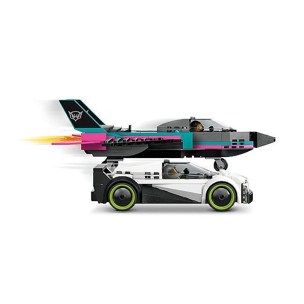 لگو 259 تکه سری سیتی مدل Jet vs. Car 60489