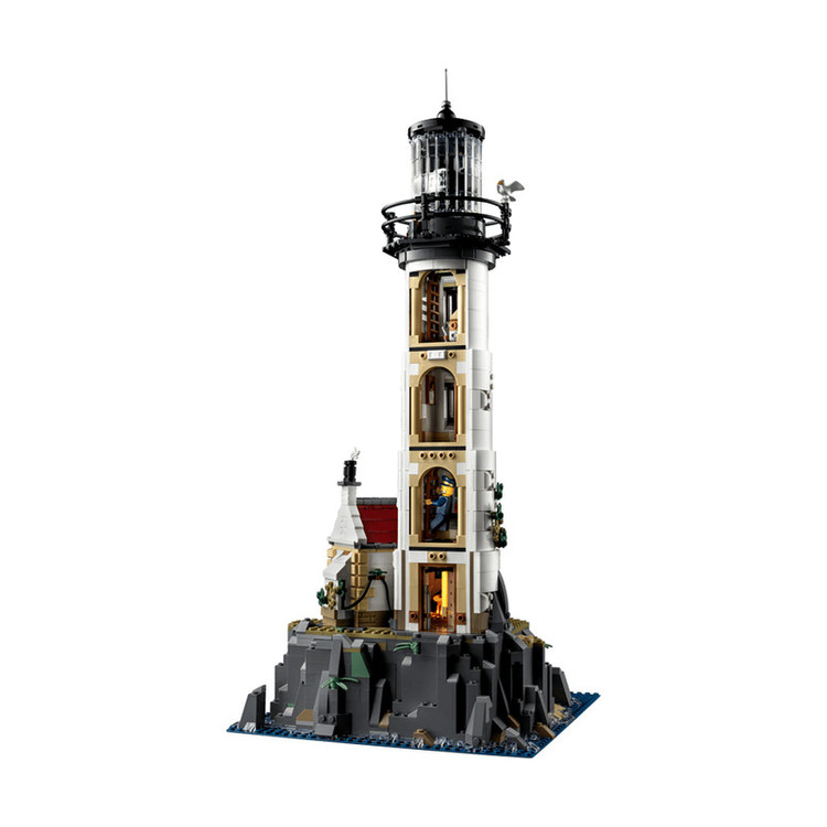 لگو 2065 تکه سری Ideas مدل Motorized Lighthouse کد 21335