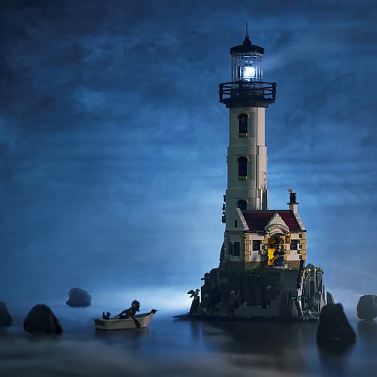 لگو 2065 تکه سری Ideas مدل Motorized Lighthouse کد 21335