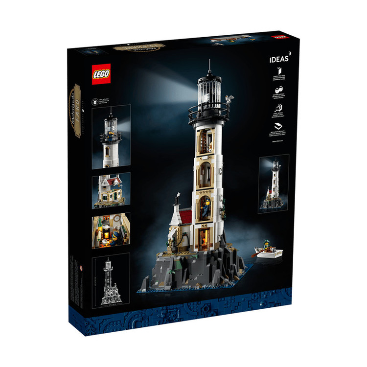 لگو 2065 تکه سری Ideas مدل Motorized Lighthouse کد 21335