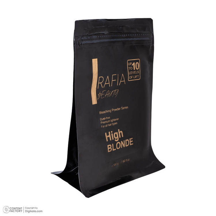 پودر دکلره رافیا مدل HIGH BLONDE وزن 500 گرم رنگ سفید
