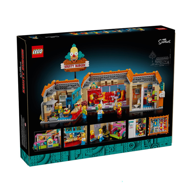 لگو 1635 تکه سری Icons مدل The Simpsons: Krusty Burger کد 10352