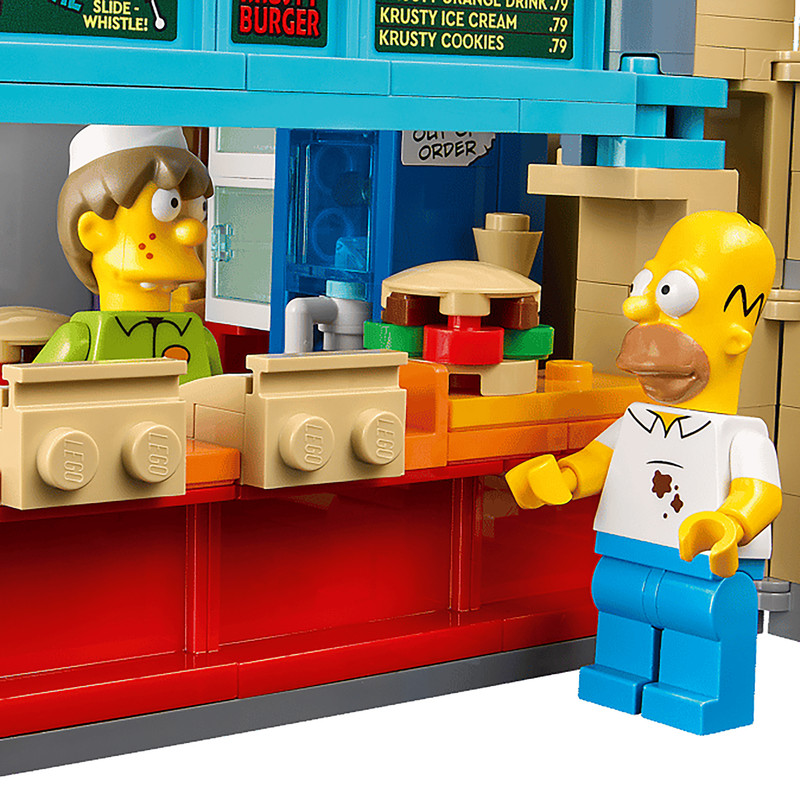 لگو 1635 تکه سری Icons مدل The Simpsons: Krusty Burger کد 10352