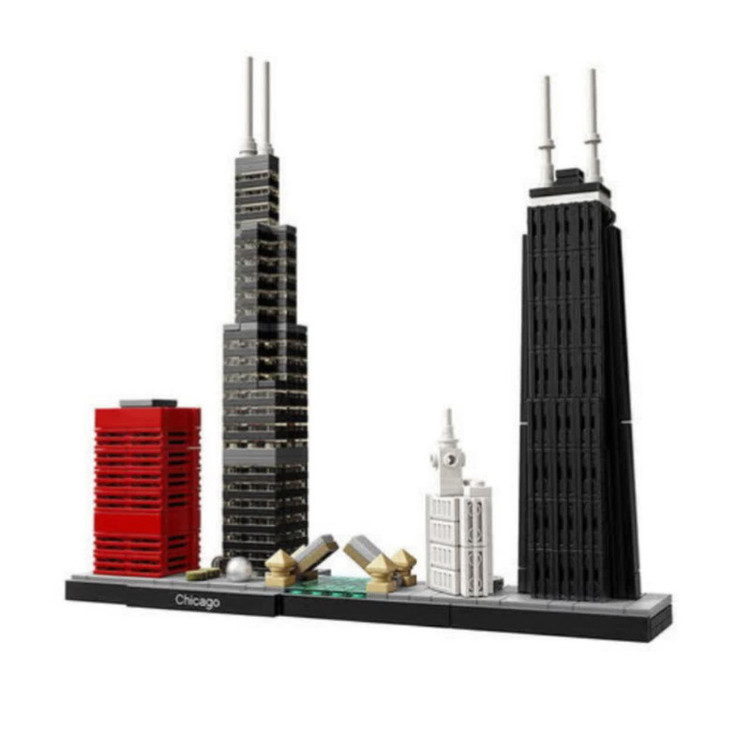 ساختنی 444 تکه ناب سل مدل معماری شیکاگو سری ARCHITECTURE CHICAGO