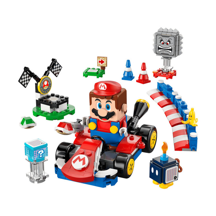 لگو 278 تکه سری Super Mario مدل Mario Kart™ – Interactive LEGO® Mario™ & Standard Kart کد 72043